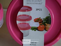 3x3st opbergdoosjes 1230ml - afbeelding 2 van  2