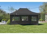 3x4,5m partytent - antraciet - vouwtent.eu
