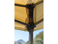 3x4,5m partytent - zand - vouwtent.eu - afbeelding 3 van  4
