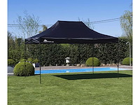 3x4,5m partytent - zwart - vouwtent.eu - afbeelding 2 van  5