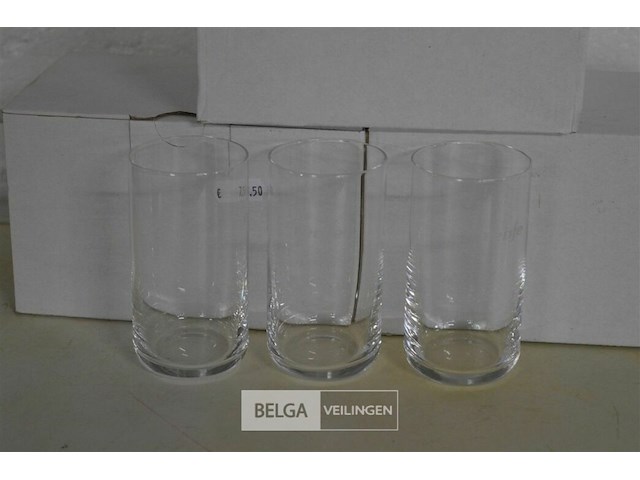 3x6 longdrinkglazen - afbeelding 1 van  2