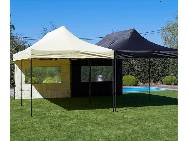 3x6m partytent - zand - vouwtent.eu - afbeelding 5 van  7