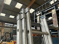 3x8 aluminium schuifladder - afbeelding 3 van  4