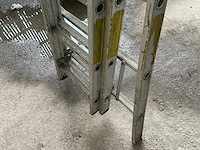 3x8 aluminium schuifladder - afbeelding 4 van  4