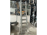 3x8 aluminium schuifladder - afbeelding 1 van  3
