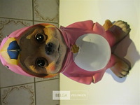 3xkeramiek tuinbeeldjes - afbeelding 2 van  4