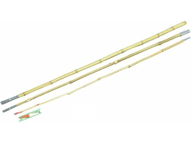 3xvishengel bamboe 438 cm - afbeelding 1 van  2