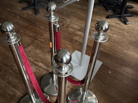 4 afzet-receptiepaaltjes + menubord - afbeelding 5 van  5