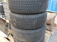 4 alu velgen bmw met winterbanden (225/55 r 17) - afbeelding 3 van  4