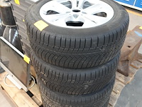 4 alu velgen bmw met winterbanden (225/55 r 17) - afbeelding 4 van  4