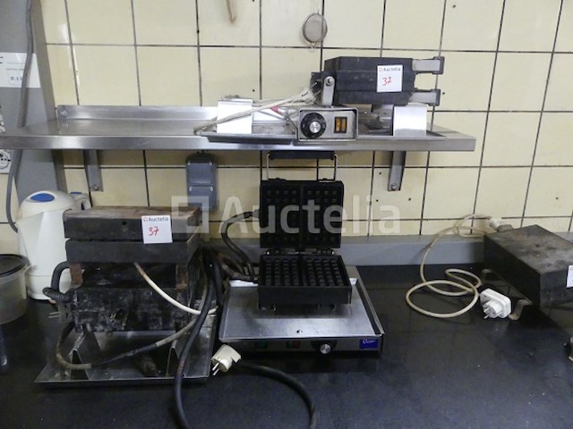 4 ampi elektrische wafelijzers, ancor - afbeelding 1 van  9