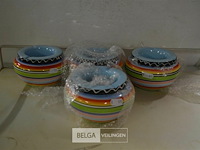 4 asbakken ø14 cm