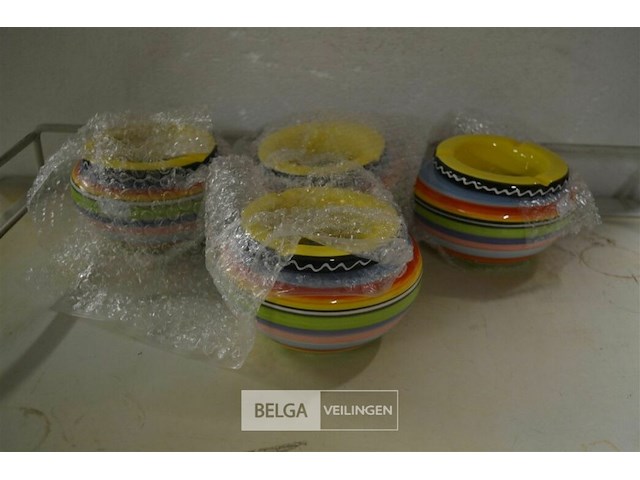 4 asbakken ø14 cm - afbeelding 1 van  2