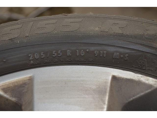 4 banden op velg semperit speed grip winter 205/55r1691tms - afbeelding 8 van  8