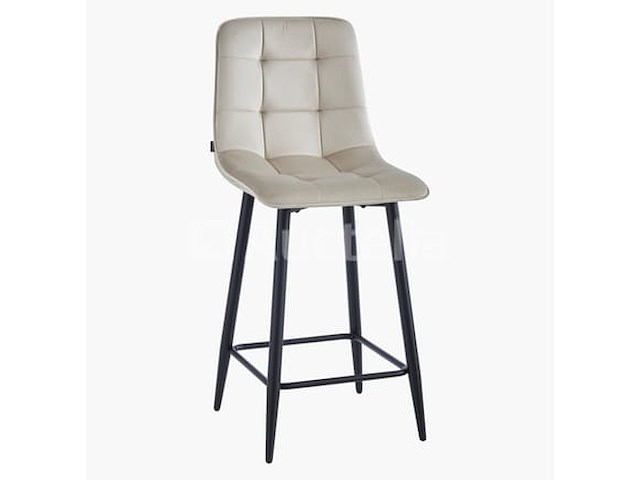 4 beige fluwelen krullen - afbeelding 1 van  1