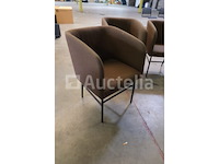 4 bijpassende clubstoelen - afbeelding 4 van  6