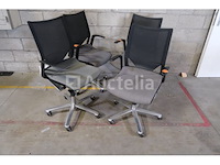 4 bijpassende wilkhahn bureaustoelen - afbeelding 1 van  5