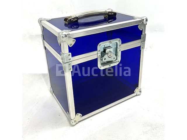 4 blauwe plexi | lp koffer - afbeelding 1 van  3