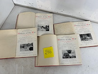 4 boeken pictorial history of the war - afbeelding 1 van  2