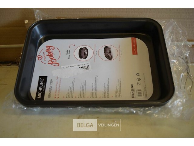 4 braadvormen 33,4x23,4x4 cm - afbeelding 1 van  2