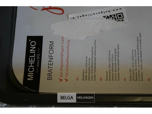 4 braadvormen 33,4x23,4x4 cm - afbeelding 2 van  2