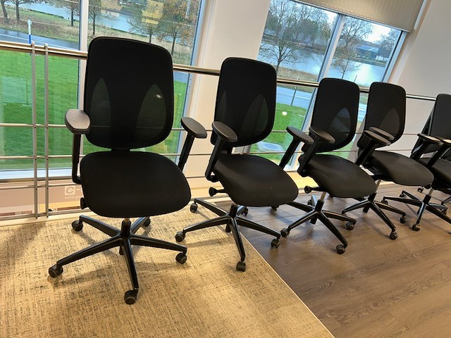 4 bureaustoelen flokk - afbeelding 1 van  5
