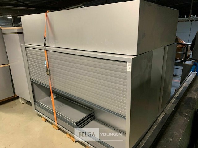 4 bureelkasten met schuifdeuren - afbeelding 1 van  2