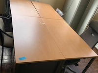 4 burelen met bureaustoel - afbeelding 1 van  6