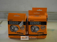 4 chroom fietslampen - afbeelding 1 van  2