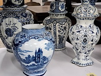 4 delftse vazen - afbeelding 1 van  2