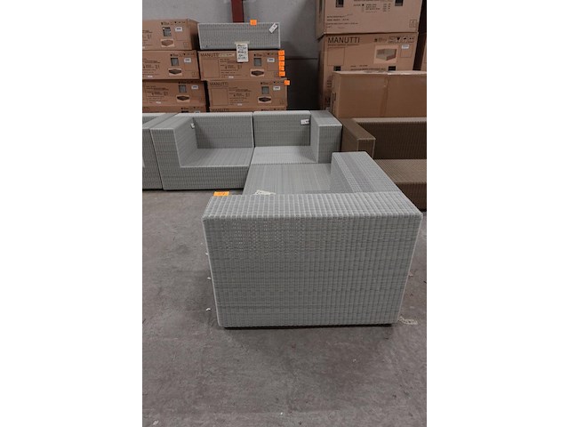 4-delig wicker hoeksalon manutti - afbeelding 2 van  3