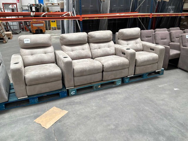 4-delige bioscoopfauteuil - afbeelding 1 van  8