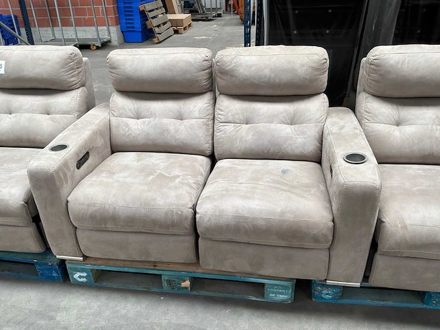 4-delige bioscoopfauteuil - afbeelding 4 van  8