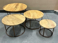 4-delige set salontafels - afbeelding 1 van  2