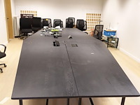 4-delige verrijdbare vergadertafel - afbeelding 3 van  4