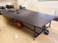 4-delige verrijdbare vergadertafel - afbeelding 4 van  4