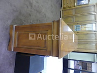 4-deurs 4-lades kast van vrolijk hout - afbeelding 3 van  6