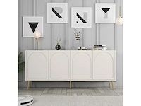 4-deurs dressoir cream, gold - afbeelding 2 van  8