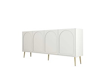 4-deurs dressoir cream, gold - afbeelding 6 van  8