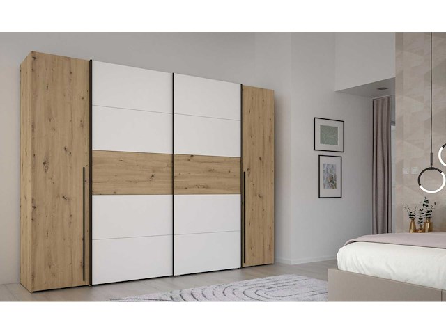 4-deurs garderobe 270 cm - afbeelding 3 van  10