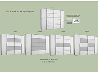 4-deurs garderobe 270 cm - afbeelding 5 van  10