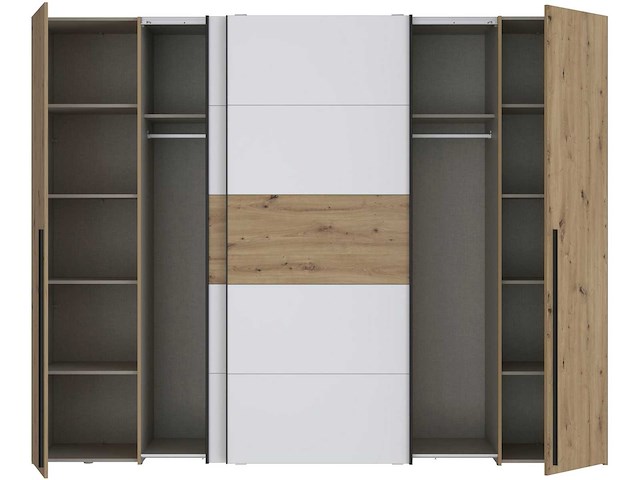 4-deurs garderobe 270 cm - afbeelding 7 van  10