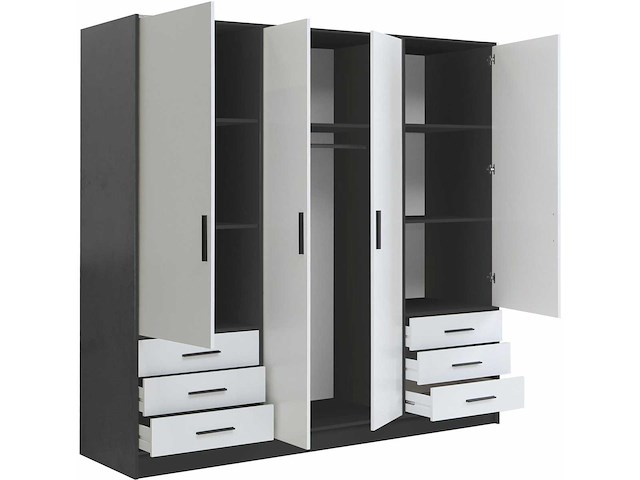 4-deurs kast - 6-deurs - afbeelding 3 van  10