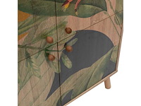 4-deurs kast in - takpatroon in meerkleurige afwerking - afbeelding 7 van  11