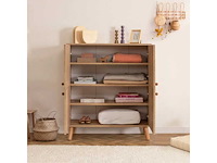 4-deurs kast in - takpatroon in meerkleurige afwerking - afbeelding 9 van  11