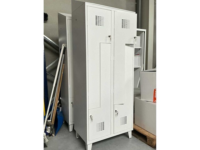 4-deurs lockerkast (2x) - afbeelding 2 van  5