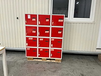 4-deurs lockerkast (3x) - afbeelding 2 van  3