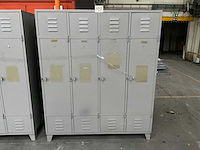4-deurs lockerkast (3x) - afbeelding 1 van  2