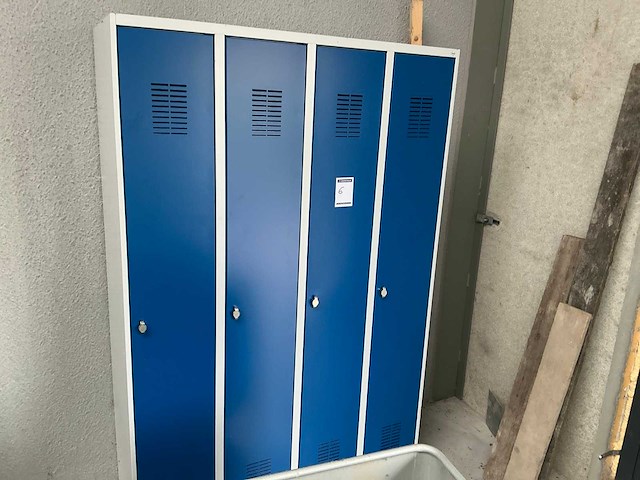 4-deurs lockerkast - afbeelding 2 van  3