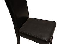 4 dinnerstoelen kunstleder - afbeelding 1 van  1